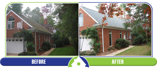 New Roof - Before and After