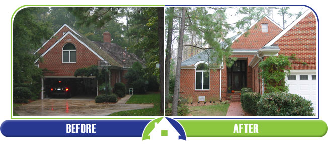 New Roof - Before and After