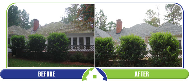 New Roof - Before and After