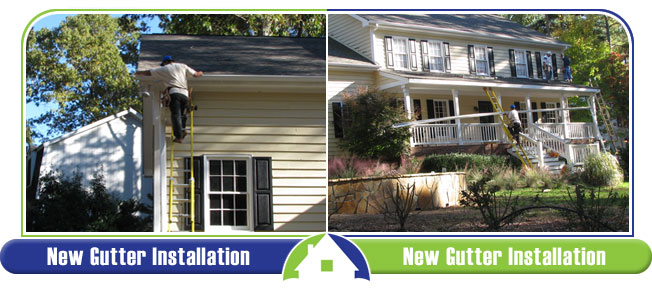 New Gutter Installation