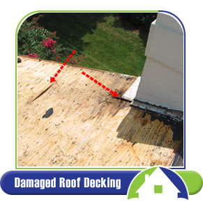 Damaged Roof Decking